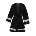 thumbnail image 2 of Peignoir TIMIFIS pour Femmes, Peignoir Peluche Doux, Chaud, Peignoir en Molleton, Pyjama d'Hiver Chaud, Robe de Nuit de Douche Printemps/été, 2 of 6
