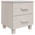thumbnail image 1 of vidaXL Table de Chevet HAMAR Blanc 40x35x44.5 cm Pin Massif, 1 of 5