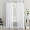 thumbnail image 1 of Mainstays 2-Pack Jensen Tab Top Semi-Sheer Window Curtains Panel Pair, 1 of 7