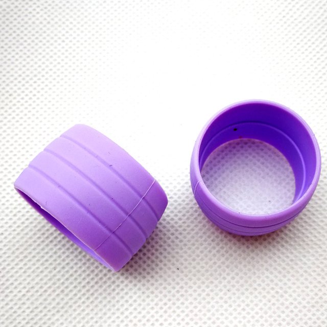 CAROOTU 1 Paire Vélo Silicone Sangle Élastique Anneau de Fixation Anti-Skip Plugs Imperméable à l'Eau Porter Sangle Résistante