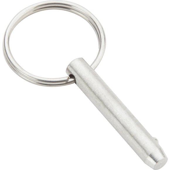 Attwood Goupille à Dégagement Rapide 932 Swivl-Eze; Goupille d'Attelage Seulement; pour Tuyaux/lattes/gateaux et Artisanat Réglables; Poignée Ronde; Diamètre 6 Pouces; Acier Inoxydable; Simple