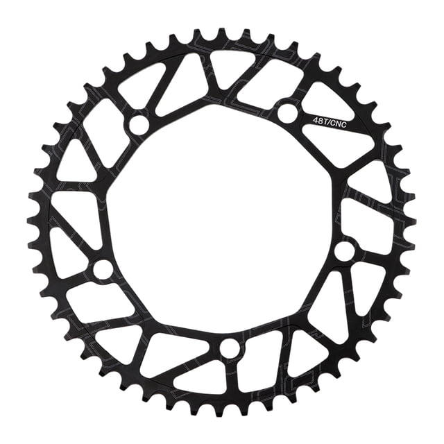 Ruiboury Lightweight And Easy To Install - Smooth Operation Chain Ring For Bicycles Bicycles Crank Bike Chain 48T black 1Set
