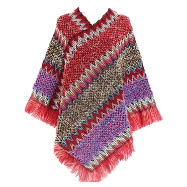 Dsscvnef Châles Femmes Imprimé National Poncho Coloré à Empiècements avec Pompons Châle Tricoté Foulard à Franges Châles Pashminas Chandail Chandail Cape pour Femmes Chandail Épaule Cape Shorts en Cuir avec Boucle de Ceinture