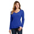 thumbnail image 1 of Port & Company 174 T-Shirt à Manches Longues pour Femmes, Favori des Fans, Col en V. LPC450VLS, 1 of 2