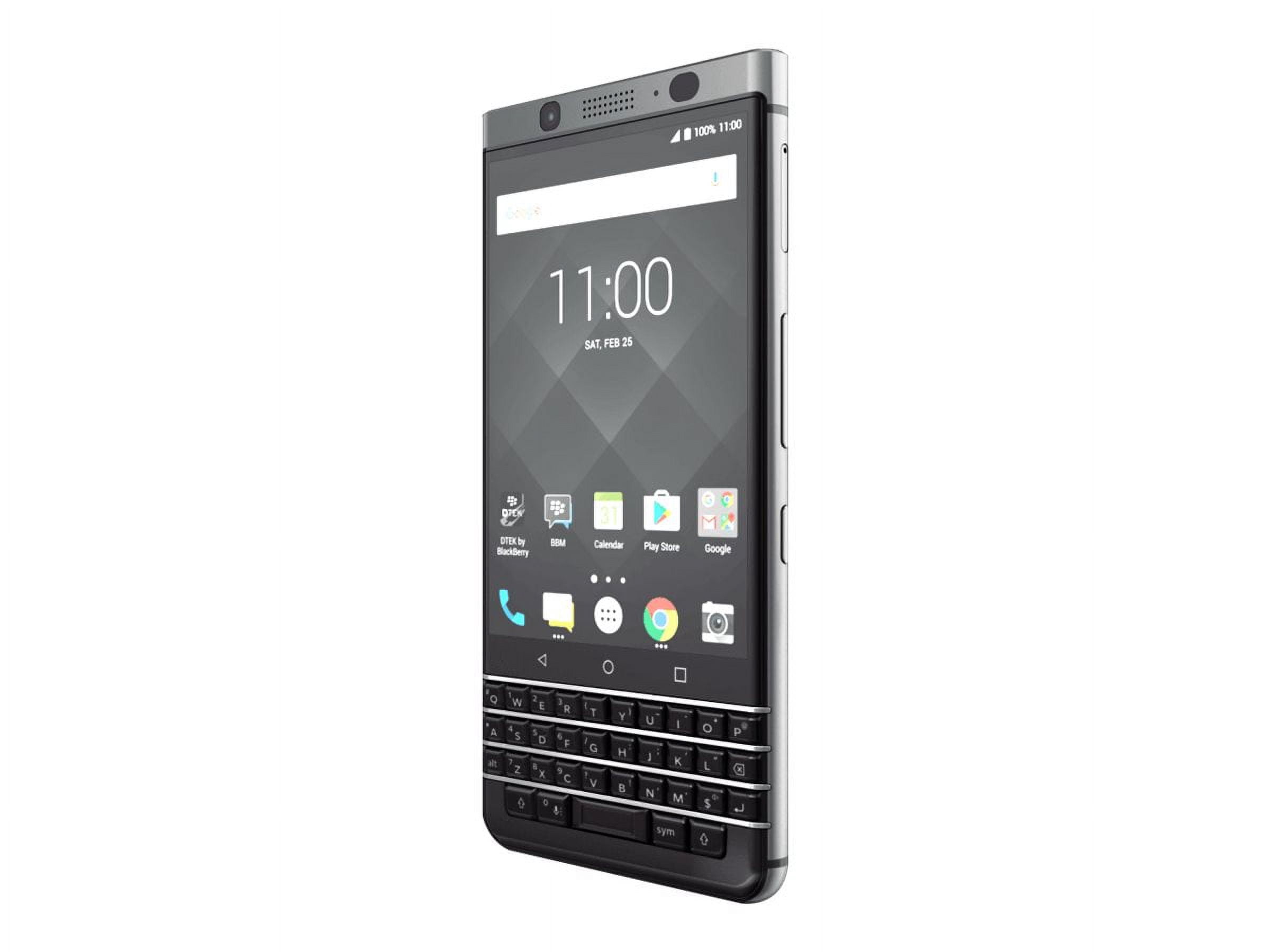 BlackBerry KEYone 32GB BBB100-2 - 4.5" Inch (No CDMA, GSM only) Factory Unlocked LTE Smartphone (Silver)