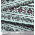 thumbnail image 2 of Soimoi Modal Satin Fabric Aztec Southwestern Fabric Prints by Yard 42 Inch Wide, 2 of 3