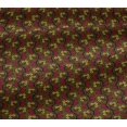 thumbnail image 5 of oneOone Viscose Jersey Fabric Leaves & Floral Block Print Fabric BTY 60 Inch Wide, 5 of 5