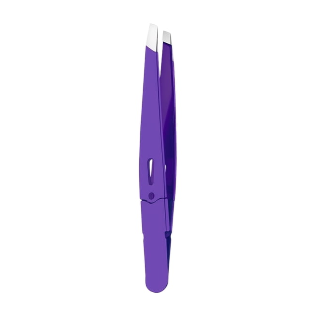 CJiaWei Stainless Steel Tweezers For Eyebrows And Facial Hair High Precision Slanted Tip Beauty Tool For Smooth Hair Removal