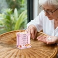 thumbnail image 5 of 7 Day Weekly Pill Organizer ABS PC Material 7 Stackable Compartments 4 Times a Day Morning Noon Evening Bedtime Medicine Storage Box, 5 of 5