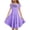 Purple, variant on Tween Girl Dress Flutter Sleeve Sundress Princess Dress A-Line Dark Green Dress Girls Birthday Princess Dress