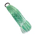 thumbnail image 2 of RKSTN Wigs Human Hair Color Braid Ponytail Wig Three-strand Braid Short Gradient Dirty Braid Glueless Wigs, 2 of 2