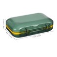 thumbnail image 2 of Raindrops Compact Weekly Pill Organizer for Travel with Large Capacity and Sealed Compartments, 2 of 6