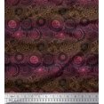 thumbnail image 1 of Soimoi Rayon Fabric Artistic Flower Mandala Decor Fabric Printed Yard 42 Inch Wide, 1 of 1