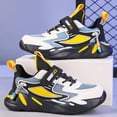 thumbnail image 4 of MIASHUI Chaussures de Course pour Enfants Garçons Filles, Chaussures de Jogging Décontractées pour le Gym, Noir, 11-11,5 Ans, 4 of 9