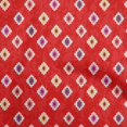 thumbnail image 1 of oneOone Soie Tabby Rouge Tissu Africain Aztech Robe Tissu Tissu Imprimé par la Cour 42 Pouces de Large, 1 of 4