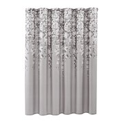 72x72IN Decor Flower Shower Curtain Gray Bohemian Vintage Country Shower Curtains Shower Curtain Liner Wrinkle and Rust Resistant for Bathroom, Luxury Weighted Cloth Bath Curtain Set