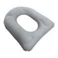 thumbnail image 1 of Tnarru Inflatable Toilet Cushion Seating Support Cushion for Traveling Home Elderly Gray Flocking, 1 of 8