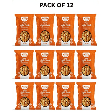 Mother’s Magic Popped Lotus Seeds Indian Snack, 75g (Pack of 12) – Peri Peri Magic