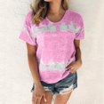 thumbnail image 4 of Wolfast T-Shirts pour Femmes Mode Femmes Mode T-Shirt Imprimé Manches Courtes Blouse Col Rond Hauts Décontractés Manches Courtes Blouses pour Femmes, 4 of 9