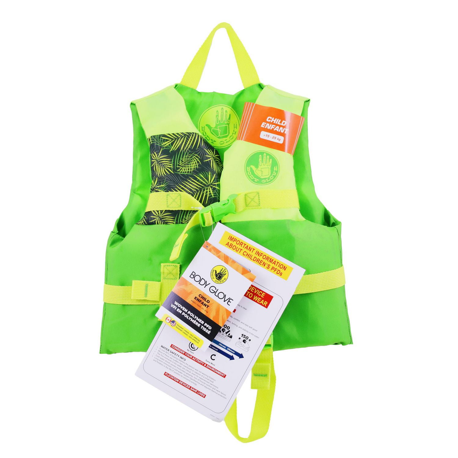 Body Glove Child Nylon Buckle Life Jacket PFD 33-55 lbs