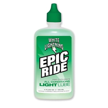 LUBE EPIC RIDE WHITE LIGHTNING 4oz drip semi dry