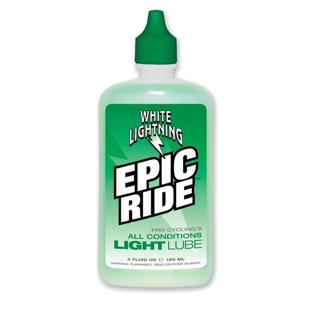 LUBE EPIC RIDE WHITE LIGHTNING 4oz drip semi dry