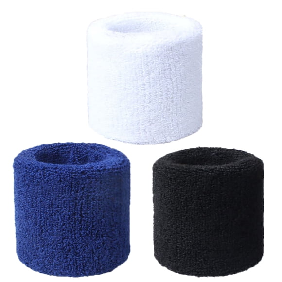 Bangcool Bracelet de Sport Protecteur en Coton 3 Pcs Unisexe Bracelet Anti-Transpiration Bracelet de Tennis