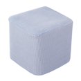 thumbnail image 3 of Housse Extensible pour Repose-Pieds, Housse Rectangulaire Douce avec Élastique, Meuble pour Chien, Gris, 3 of 8