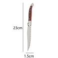 thumbnail image 2 of Steak Knife Set - Stainless Steel - Rust Resistant & Easy to Maintain - Includes 9 Steak Knives, 2 of 5