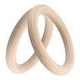 thumbnail image 2 of Solid Birch Wooden Gymnastics Rings Pair for Effective Fitness Training, 2 of 11