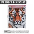 thumbnail image 3 of 60x80 Inch Cooling Comforter Cold Tech Cooling Blanket Heavy Tiger Flannel Blanket Extra Soft Fluffy Throw Blankets Boho Decorative Throw Rustic Blanket for Sofa Couch Bed Living Room, 3 of 8