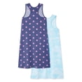 thumbnail image 2 of George Girls' Tank Nightshirt 2-Pack, 2 of 2