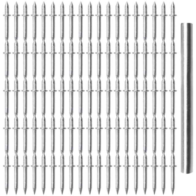 Huayishang Seamless Nail With Double Head Base Thread Nails Concrete Nails Decorative Nails Nails For Concrete Walls Skirting Skirting Screws With Specific Sleeve