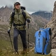 thumbnail image 1 of 30L Lightweight Packable Hiking Backpack, Durable Water-Resistant Daypack for Camping Travel, Compact Foldable Nylon Backpack with Inner Pocket for Men Women, Blue, 1 of 6