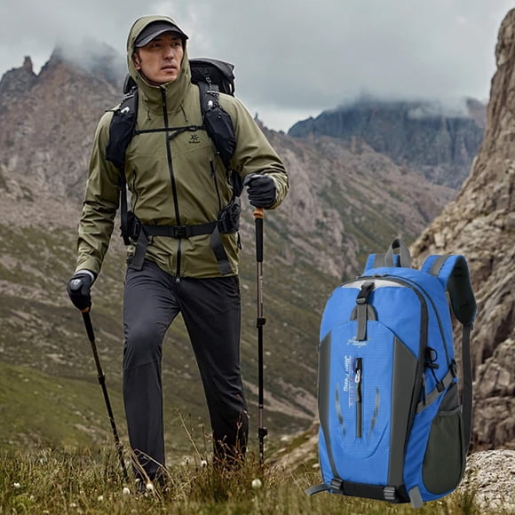 Qonioi Sac à Dos de Randonnée Léger et Compact 30 L, Sac de Jour Ultraléger et Pliable pour Voyage et Camping, Sac à Dos en Nylon Imperméable pour Hommes et Femmes pour la Randonnée en Plein Air et l'École