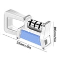 thumbnail image 2 of JWshufel Four Edge Premium Household Knife Sharpener Multifunctional and Fast 5 Second Sharpening Tool for Kitchen Scissors Diamond Stone and Quality Grinding Wheel, 2 of 2