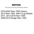 thumbnail image 2 of Transit Auto Front Rear Disc Brake Caliper Coated Rotors and Semi-Metallic Pads Kit (10Pc) for Car Ram 1500 Classic Dodge KCG-100849P, 2 of 11