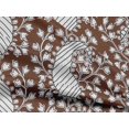 thumbnail image 5 of oneOone Rayon Brown Fabric Block Dress Material Fabric Print Fabric By The Yard 56 Inch Wide-NJ, 5 of 5