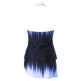 thumbnail image 5 of Meichang Robe de Bain Tankini à Dos Nu pour Femmes 2024 Mode Maillot de Bain à Imprimé Dégradé 2 Pcs Maillot de Bain Modeste Robe de Bain à Liens Latéraux, 5 of 5