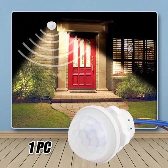 Suncoda Lighting Switch, 110/220V Ac Pir Infrared Body Motion Sensor Detector Control Light Lamp