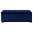 thumbnail image 1 of Picket House Furnishings Carson Shoe Storage Bench in Navy Blue, 1 of 8