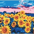 thumbnail image 1 of Plaid Modern-Paint-By-Number Kit, Sunflower Meadow, 1 of 6
