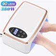 thumbnail image 1 of 480W UV LED Lamp For Nails 108 LEDs Nail Dryer With Red Light Mode Large Space Manicure Lamp 4 Timer ,High Power, 1 of 4