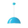 thumbnail image 1 of Glossy Dome Colorful Pendant Light Fixture, Minimalism Semicircle Metal Aluminum Pendant Lamp, Retro Ceiling Pendant Light, Pendant Lighting for Kitchen Island Dining Room Table, 1 of 7