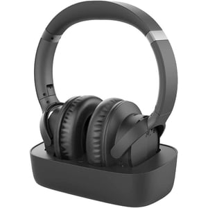 Avantree Ensemble Wireless Headphones for TV Watching w/Bluetooth 5.0 Transmitter & Charging Dock (Digital Optical AUX RCA), Over Ear Headset for Seniors, 35 Hrs Audio Playtime, Plug n Play, No Delay