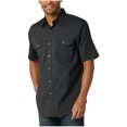 thumbnail image 1 of FAIWAD Mens Short Sleeve Shirts Lapel Button Down Lightweight Casual Tees Tops Business Work Shirts, 1 of 5