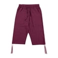 thumbnail image 3 of SHIXIAOO Men's Spring and Summer Sweatpants Jogging Pants Loose Casual Beach Capri Pants, 3 of 4