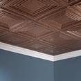 thumbnail image 5 of Fasade Traditional 3 Vinyl 2ft x 4ft Glue Up Ceiling Panel Antique Bronze 5 Pack, 5 of 5