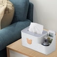 thumbnail image 4 of TIMIFIS Plastics Tissue Organizer, Paper Towel Box Plastic Paper Towel Box Rose Decoration Living Room Dining Room Home Paper Towel Box Wet Proof Wear Difficult Environmentally Friend Desk Organizer, 4 of 6