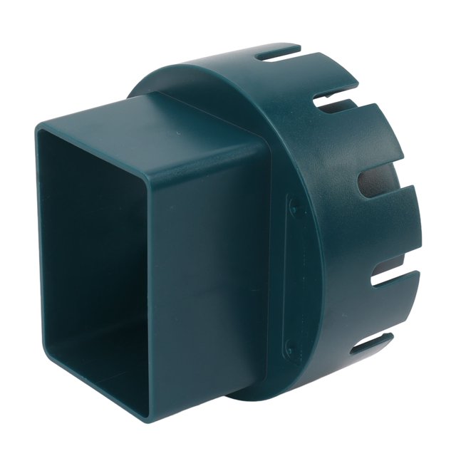 Downspout Adapter Down Tubing Adapter PE ABS Plastic Drain Adapter Replacement Downpipe Converter Connector With Screws